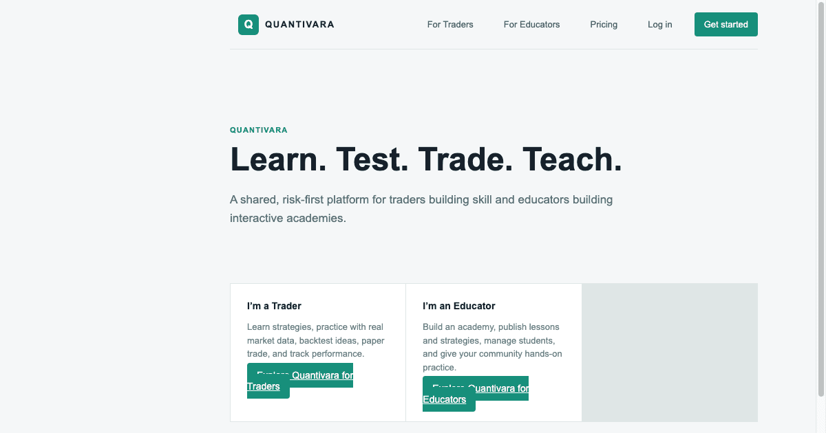 Quantivara Execution OS product preview